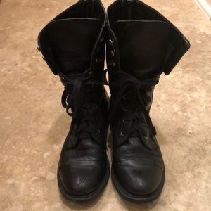 Sam Edelman Darwin Midcalf Combat Boots 6.5